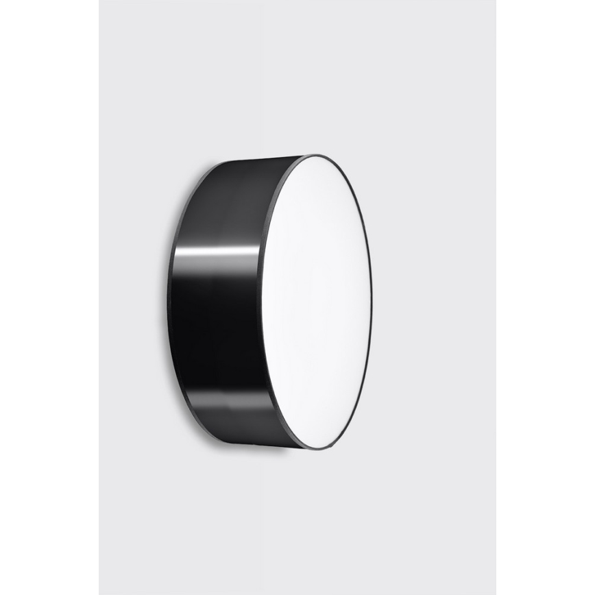 Iluminação de parede ARENA 1xE27/60W/230V preta