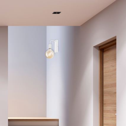 Iluminação de parede ASTRID 1xE27/60W/230V branco