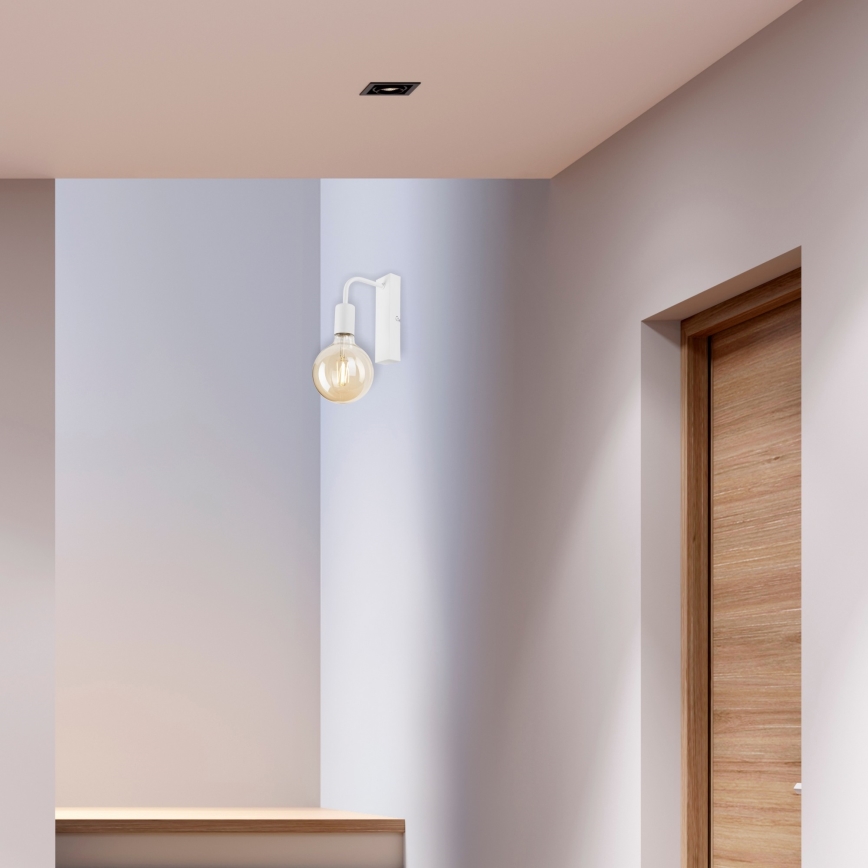 Iluminação de parede ASTRID 1xE27/60W/230V branco