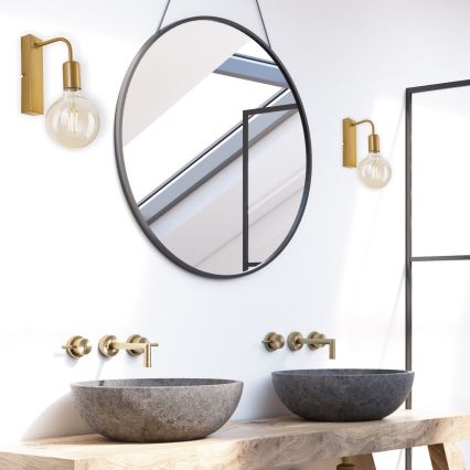 Iluminação de parede ASTRID 1xE27/60W/230V dourado