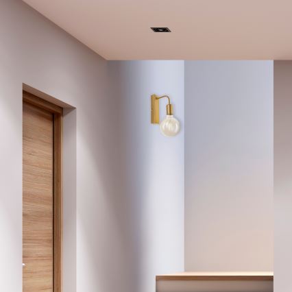 Iluminação de parede ASTRID 1xE27/60W/230V dourado