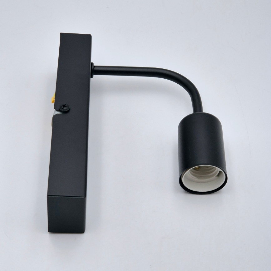 Iluminação de parede ASTRID 1xE27/60W/230V mate preto