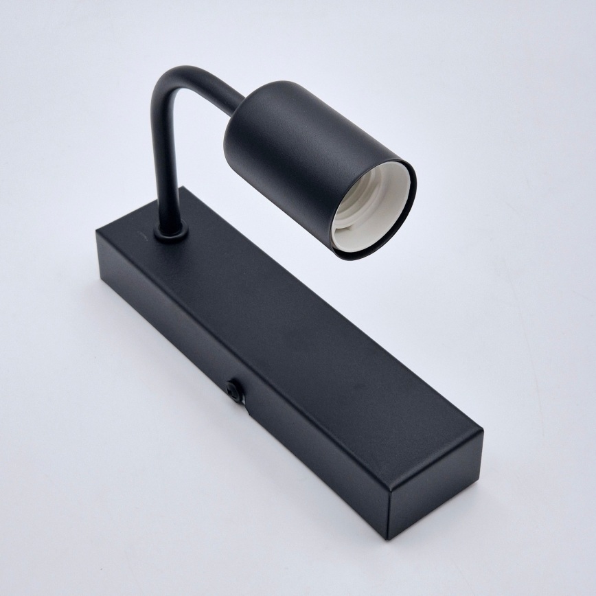 Iluminação de parede ASTRID 1xE27/60W/230V mate preto