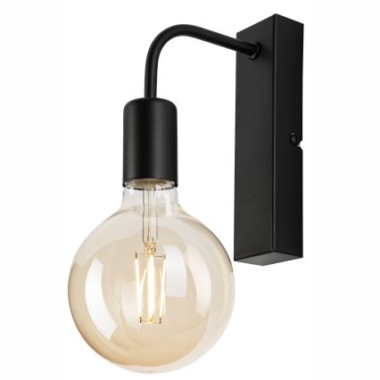 Iluminação de parede ASTRID 1xE27/60W/230V mate preto