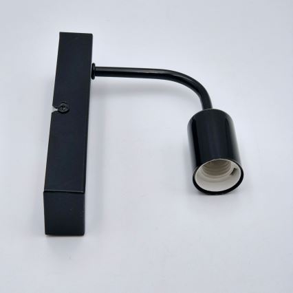 Iluminação de parede ASTRID 1xE27/60W/230V preto brilhante