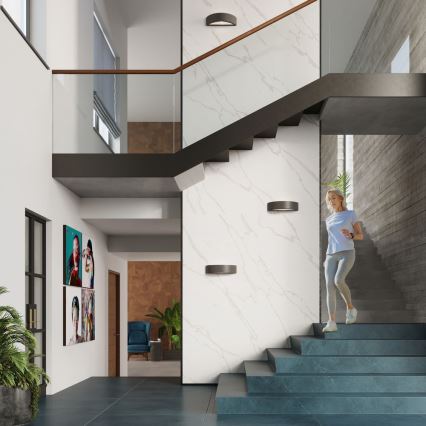 Iluminação de parede ATENA 1xE27/60W/230V preta