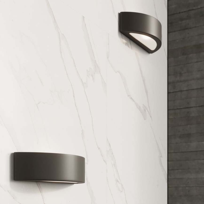 Iluminação de parede ATENA 1xE27/60W/230V preta