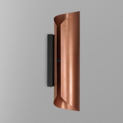 Iluminação de parede BARBOS 2xG9/8W/230V cobre