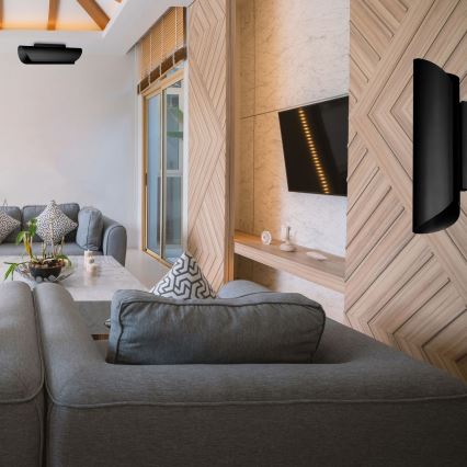 Iluminação de parede BARBOS 2xG9/8W/230V preto