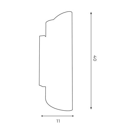 Iluminação de parede BARBOS 2xG9/8W/230V preto