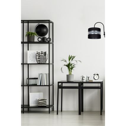 Iluminação de parede CORAL 1xE27/60W/230V preto