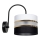 Iluminação de parede CORAL 1xE27/60W/230V preto