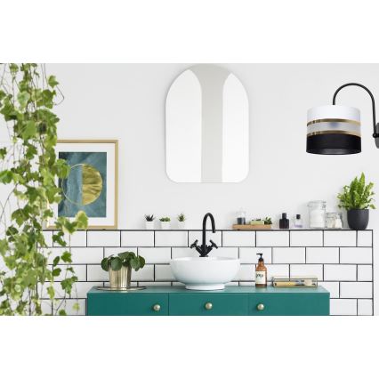 Iluminação de parede CORAL 1xE27/60W/230V preto