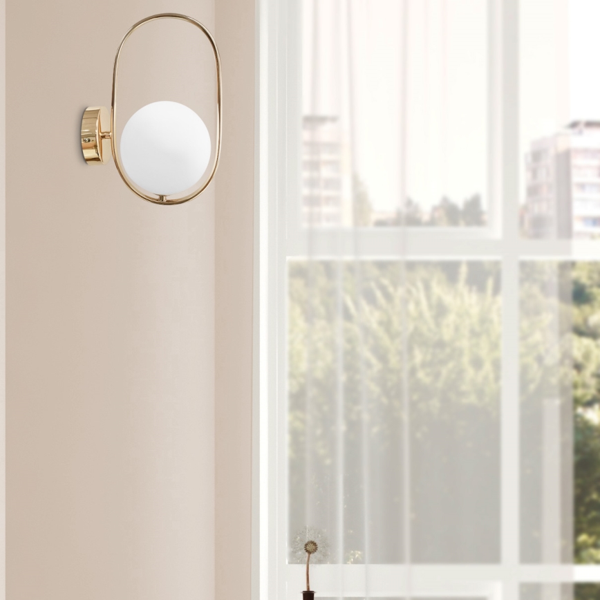 Iluminação de parede CORDEL 1xG9/28W/230V dourado