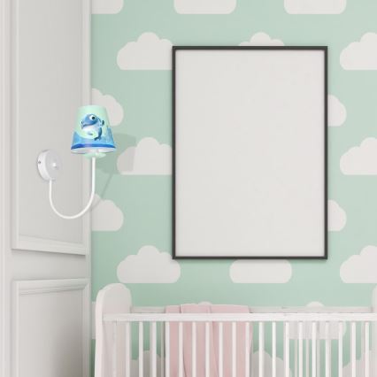 Iluminação de parede de criança DOLPHIN 1xE14/40W/230V