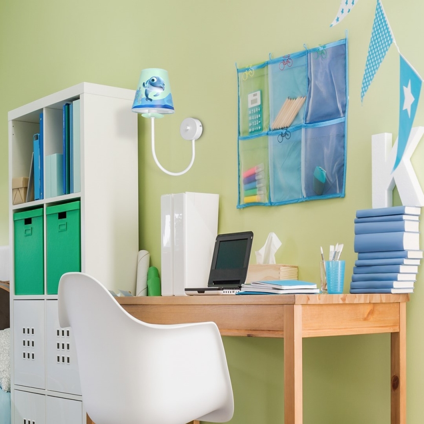 Iluminação de parede de criança DOLPHIN 1xE14/40W/230V