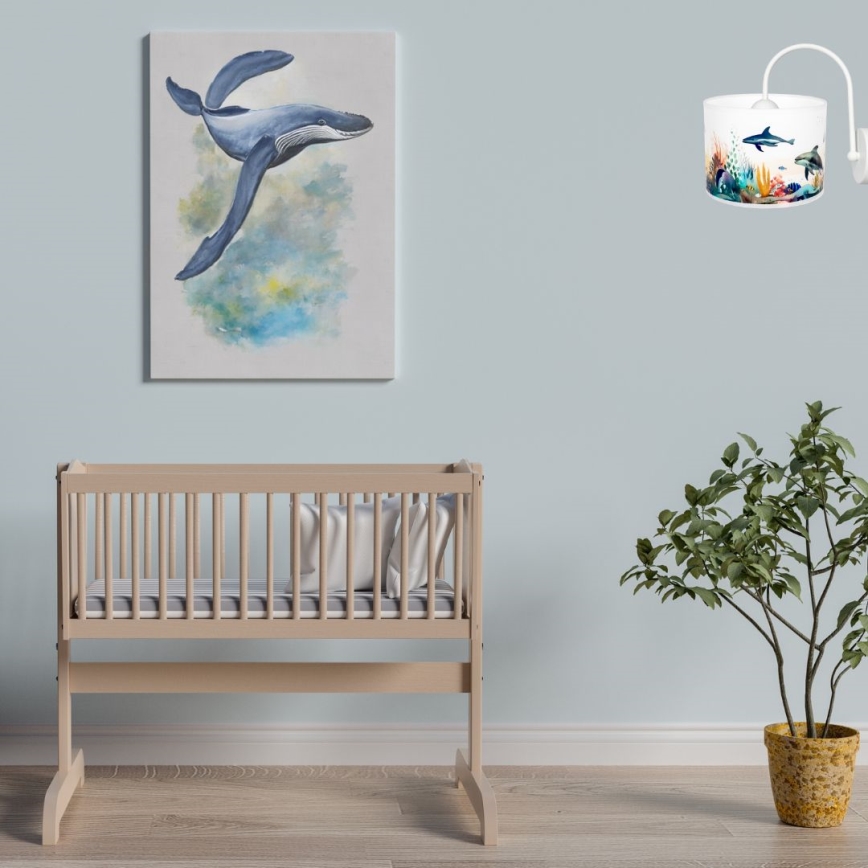 Iluminação de parede de criança OCEAN 1xE27/60W/230V