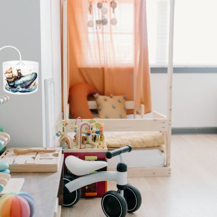 Iluminação de parede de criança OCEAN 1xE27/60W/230V