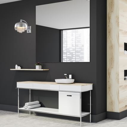 Iluminação de Parede de Cristal LUNA 1xE14/40W/230V