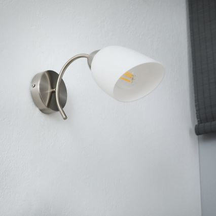 Iluminação de parede DONNA 1xE27/60W/230V níquel