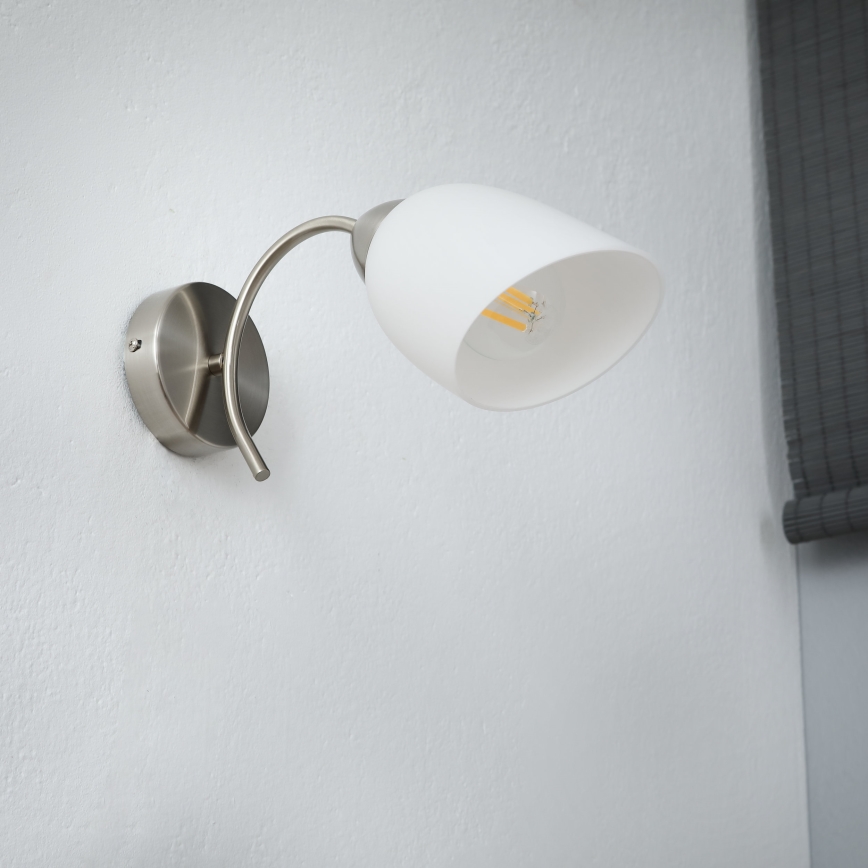 Iluminação de parede DONNA 1xE27/60W/230V níquel