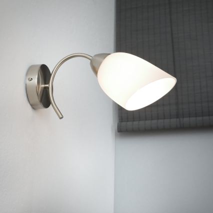 Iluminação de parede DONNA 1xE27/60W/230V níquel
