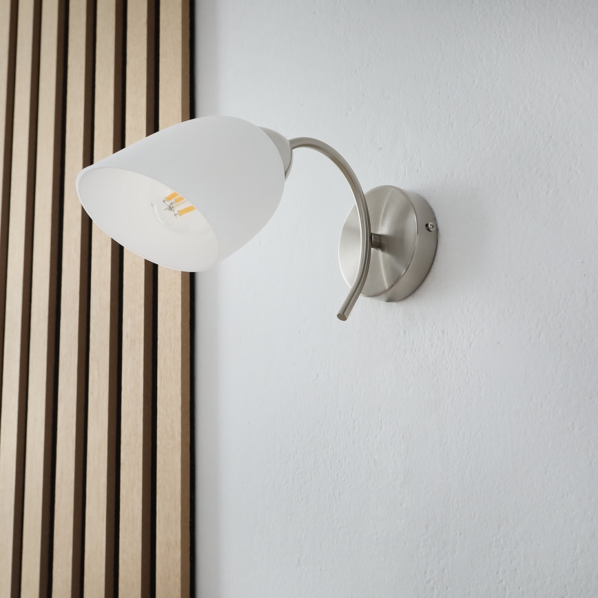 Iluminação de parede DONNA 1xE27/60W/230V níquel