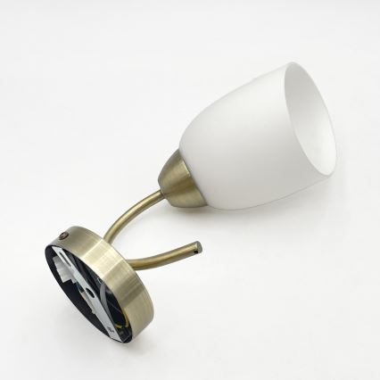 Iluminação de parede DONNA 1xE27/60W/230V pátina