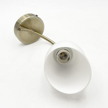 Iluminação de parede DONNA 1xE27/60W/230V pátina