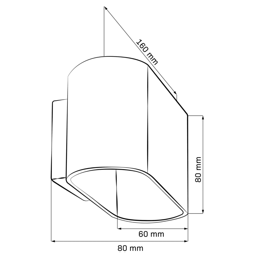 Iluminação de parede ELISSA 1xG9/10W/230V branco