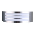 Iluminação de parede exterior 1xE27/14W/230V IP44 cromado mate