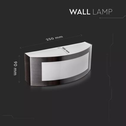 Iluminação de parede exterior 1xE27/15W/230V IP44