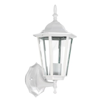 Iluminação de parede exterior 1xE27/60W/230V IP44 branco