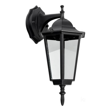 Iluminação de parede exterior 1xE27/60W/230V IP44 preta