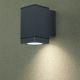 Iluminação de parede exterior 1xGU10/20W/230V IP44 cinzenta