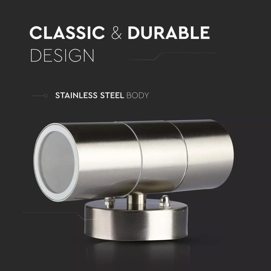 Iluminação de parede exterior 2xGU10/35W/230V IP44