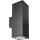 Iluminação de parede exterior 2xGU10/35W/230V IP54 angular preto