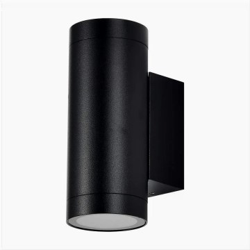 Iluminação de parede exterior 2xGU10/40W/230V IP54 preto