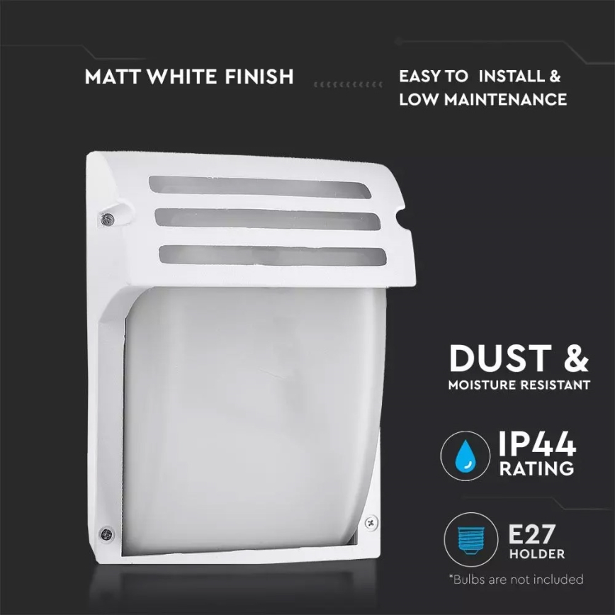 Iluminação de parede exterior AMALFI 1xE27/60W/230V IP44