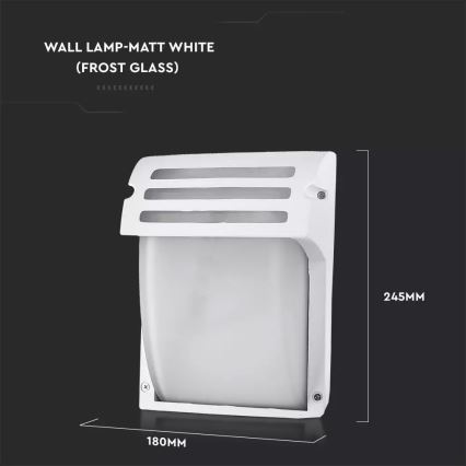 Iluminação de parede exterior AMALFI 1xE27/60W/230V IP44
