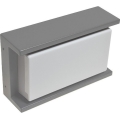 Iluminação de parede exterior ARAGO 1xE27/60W/230V IP54 cinzento