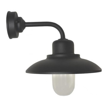 Iluminação de parede exterior BARD 1xE27/60W/230V IP44 preto