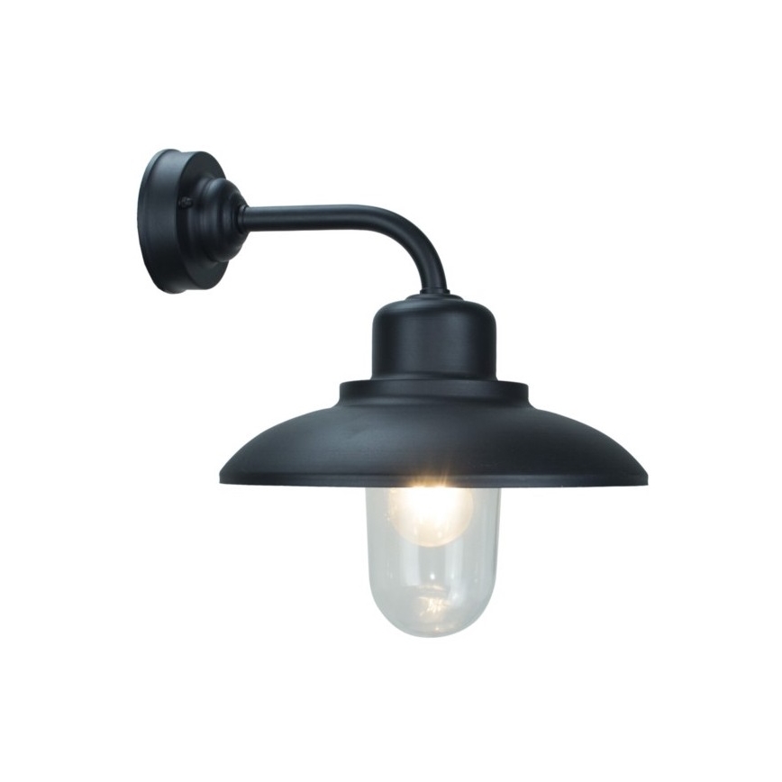 Iluminação de parede exterior BARD 1xE27/60W/230V IP44 preto