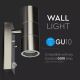 Iluminação de parede exterior com sensor 2xGU10/35W/230V IP44