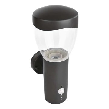 Iluminação de parede exterior com sensor ARTEO 1xE27/15W/230V IP44