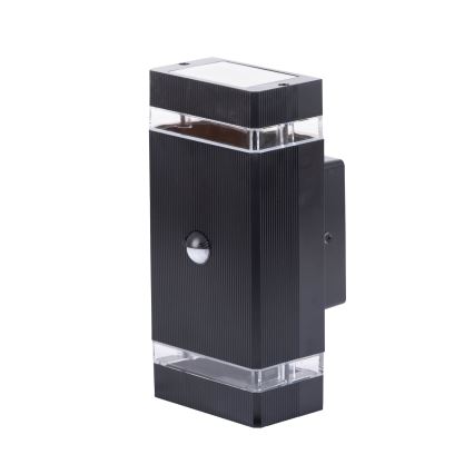Iluminação de parede exterior com sensor NIZZA 2xGU10/35W/230V IP65