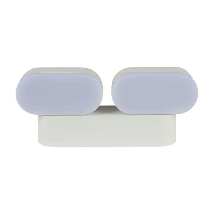 Iluminação de parede exterior flexível LED 2xLED/12W/230V IP65 cinzenta