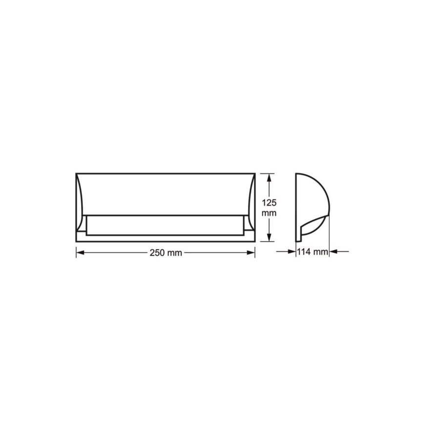 Iluminação de parede exterior FREON 1xE27/60W/230V IP54 antracite
