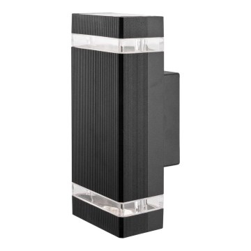 Iluminação de parede exterior GILBERT 2xGU10/10W/230V IP44