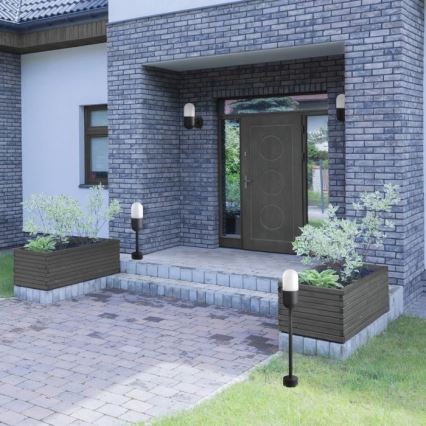 Iluminação de parede exterior HORTEN 1xE27/10W/230V IP44